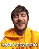 Have A Good Day Casey Frey Sticker - Have A Good Day Casey Frey Have A Nice Day Stickers