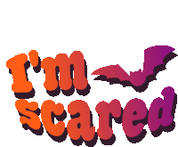 Im Scared Terrified Sticker - Im Scared Terrified Afraid Stickers