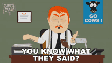You Know What They Said Harrison Yates GIF - You Know What They Said Harrison Yates South Park GIFs