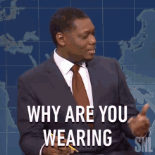 Why Are You Wearing This Costume Saturday Night Live GIF - Why Are You Wearing This Costume Saturday Night Live Weekend Update GIFs