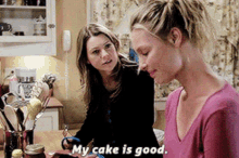 Greys Anatomy Izzie Stevens GIF - Greys Anatomy Izzie Stevens My Cake Is Good GIFs