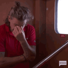 crying below deck mediterranean look down emotional problematic