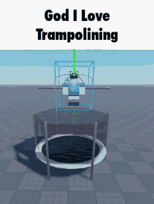 God I Love Trampolining Roblox GIF - God I Love Trampolining Trampolining Roblox GIFs