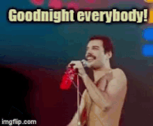 Goodnight Freddie GIF - Goodnight Freddie Freddie Mercury GIFs