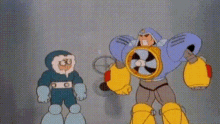 mega man mg mega man robot animated air man