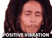 Positive Vibration Robert Nesta Marley Sticker - Positive Vibration Robert Nesta Marley Bob Marley Stickers
