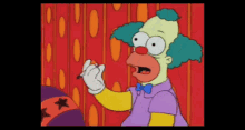 Simpsons Clown GIF - Simpsons Clown What Was That GIFs