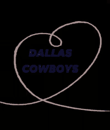 dallas cowboys football heart love
