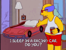 I Sleep In A Racing Car Do You GIF - I Sleep In A Racing Car Do You Proud GIFs