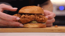 Chicken Burger Yummy GIF - Chicken Burger Yummy Tasty GIFs
