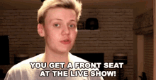 You Get A Front Seat Live Show GIF - You Get A Front Seat Live Show Live GIFs