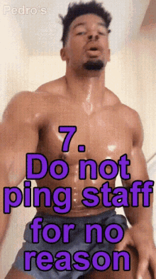 Do Not Ping Staff For No Reason GIF - Do Not Ping Staff For No Reason Do Not GIFs