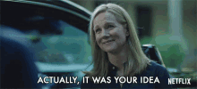 Actually It Was Your Idea Laura Linney GIF - Actually It Was Your Idea Laura Linney Wendy Byrde GIFs