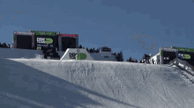 flipping high jump skiing tricks stunts