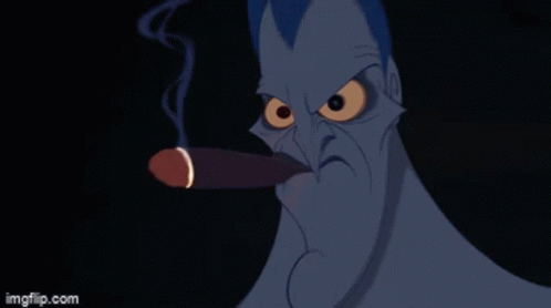 Hades Angry GIF - Hades Angry Cigarette - Discover & Share GIFs