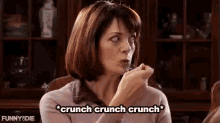 *crunch Crunch Crunch* GIF - Thanksgiving Home Eating GIFs