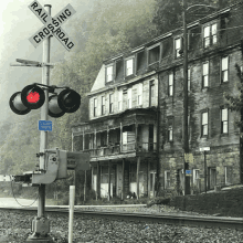 Railroad Crossing Railroad GIF - Railroad Crossing Railroad Train GIFs