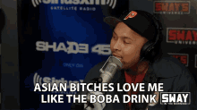 Asian Bitches Love Me Like The Boba Drink Freestyle GIF - Asian Bitches Love Me Like The Boba Drink Freestyle Rapping GIFs