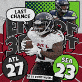 Seattle Seahawks (23) Vs. Atlanta Falcons (27) Third-fourth Quarter Break GIF - Nfl National Football League Football League GIFs