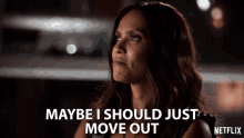 Maybe I Should Just Move Out Mazikeen GIF - Maybe I Should Just Move Out Mazikeen Lesley Ann Brandt GIFs