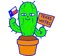 Texas Votes Texas Sticker - Texas Votes Texas Tx Stickers