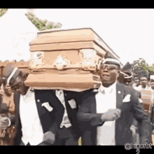 dancing coffin coffin dance funeral funny farewell