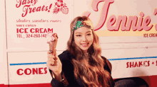 Jennie Blackpink GIF - Jennie Blackpink Ice Cream GIFs