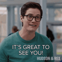 Its Great To See You Jesse Mills GIF - Its Great To See You Jesse Mills Hudson And Rex GIFs