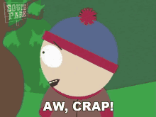Aw Crap Stan Marsh GIF - Aw Crap Stan Marsh South Park GIFs