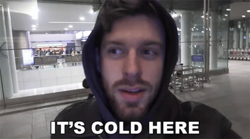 Its Cold Here Here Corey Vidal GIF.