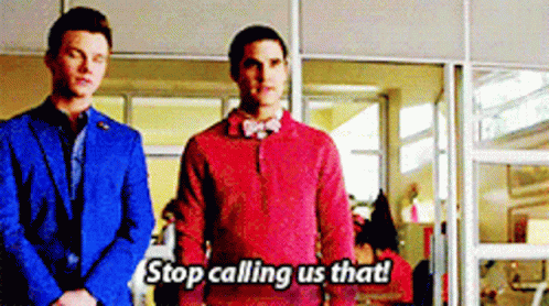 Glee Blaine Anderson GIF - Glee Blaine Anderson Kurt Discover & Share