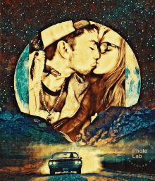 love car moon kiss