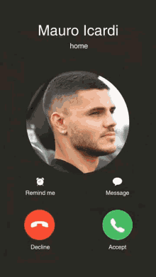 Calling Mauro Icardi GIF - Calling Mauro Icardi Phone Call GIFs