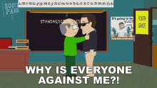 Why Is Everyone Against Me Mr Garrison GIF - Why Is Everyone Against Me Mr Garrison Mr Service GIFs