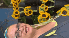 Flores De Girasol Sunflower GIF - Flores De Girasol Sunflower Flowers GIFs