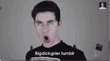 Nash Grier Tongue Poppin Idk GIF - Nash Grier Tongue Out Big Dick Grier GIFs