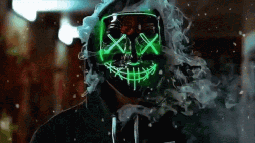 Halloween Mask GIF - Halloween Mask Led Mask - Discover & Share GIFs