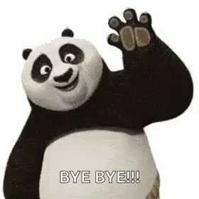 Panda Bye Gifs Tenor