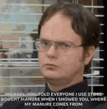 Dwight The Office GIF - Dwight The Office Manure GIFs