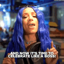Sasha Banks And Now Its Time To Celebrate GIF - Sasha Banks And Now Its Time To Celebrate Like A Boss GIFs