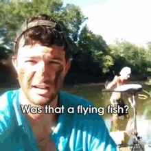 flying fish knockout fishing river