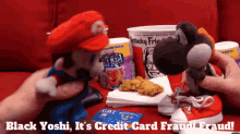 Sml Mario GIF - Sml Mario Black Yoshi Its Credit Card Fraud GIFs