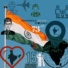 15august Happy Independence Day GIF - 15august Happy Independence Day India GIFs
