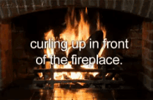 Curling Up In Front Of The Fireplace GIF - Fire Fireplace Warm GIFs