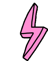 Lightning Pink Sticker - Lightning Pink Blitz Stickers