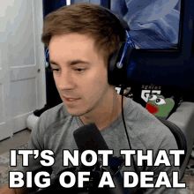 Its Not That Big Of A Deal Sean Gares GIF - Its Not That Big Of A Deal Sean Gares Sgares GIFs