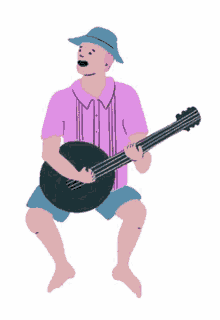 Membe Guitar GIF - Membe Guitar Cartoon GIFs