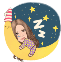 Goodnight Sleepy Sticker - Goodnight Sleepy Bedtime Stickers