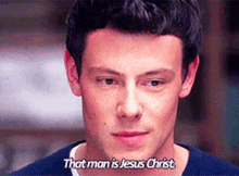 Glee Finn Hudson GIF - Glee Finn Hudson Jesus Christ GIFs