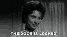 The Door Is Locked And Youre Safe Linda Madison GIF - The Door Is Locked And Youre Safe Linda Madison The Thing That Couldnt Die GIFs
